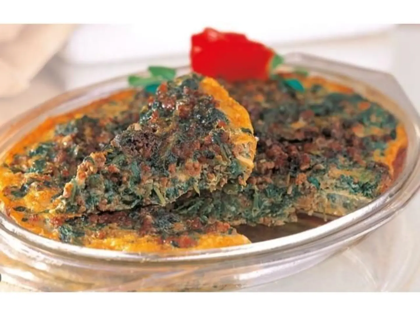 Spinach With Meat - Small
