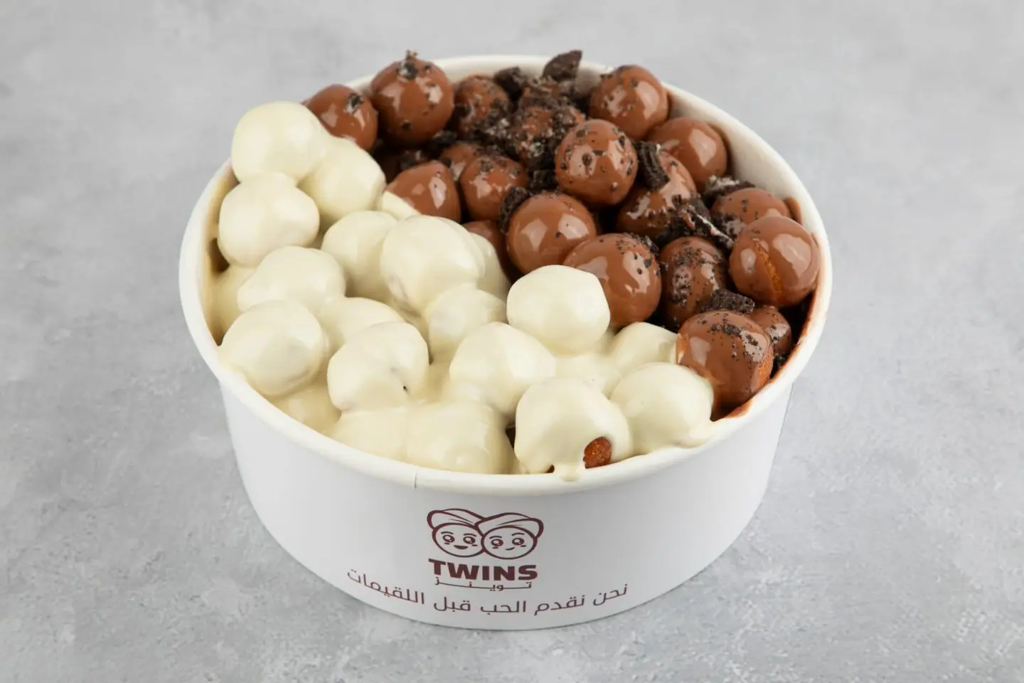 نوتيلا وشوكولاتة بيضاء - صغير