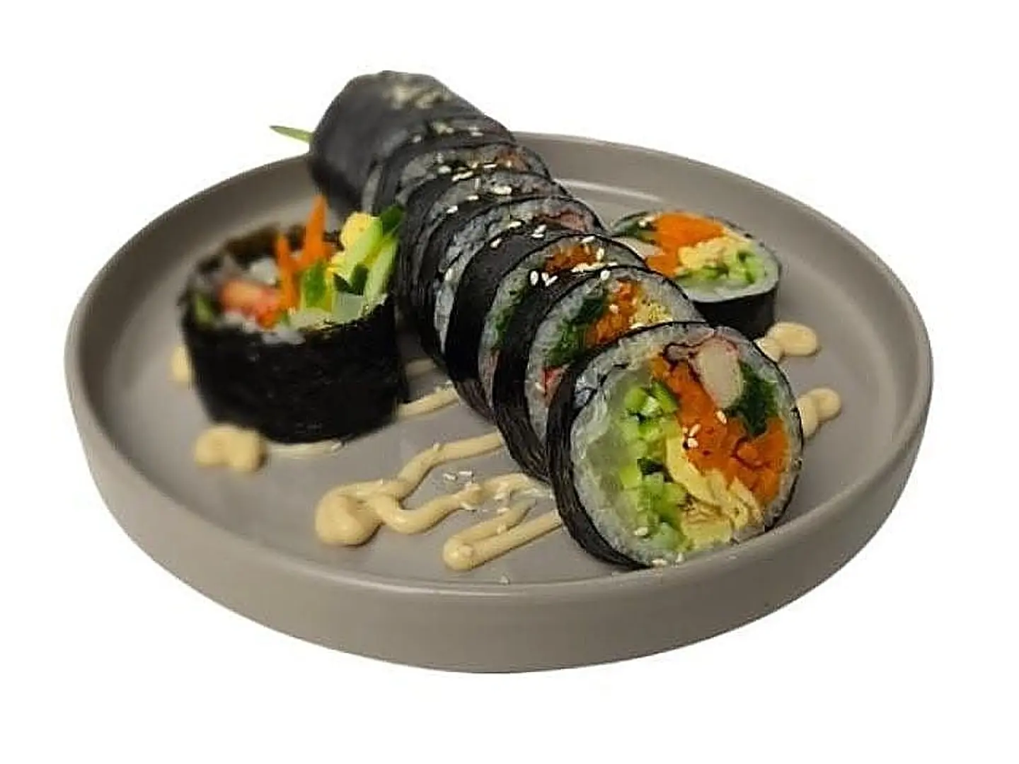 Vegetable Kimbap - Five Pieces