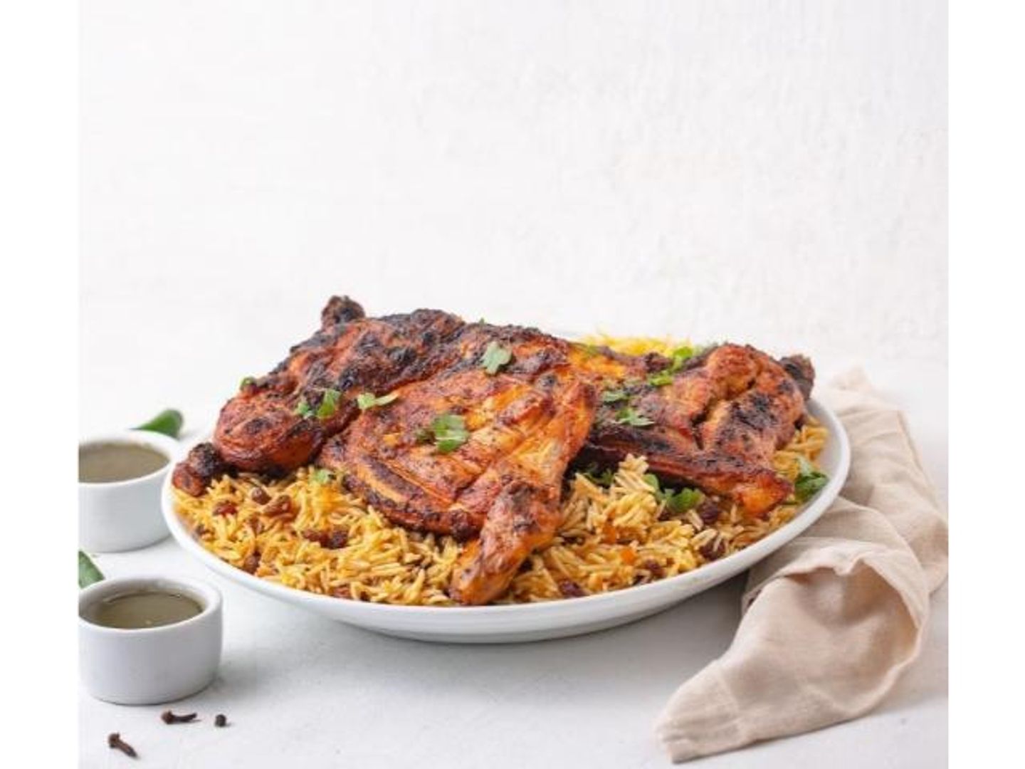 Charcoal Grilled Chicken With Rice - Small