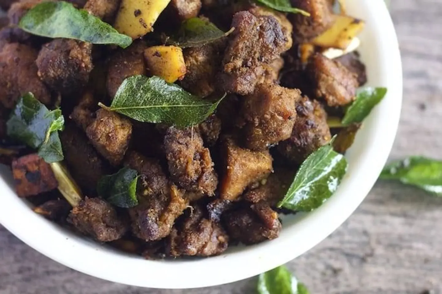 لحم مقلي - لحم بقري مقلي