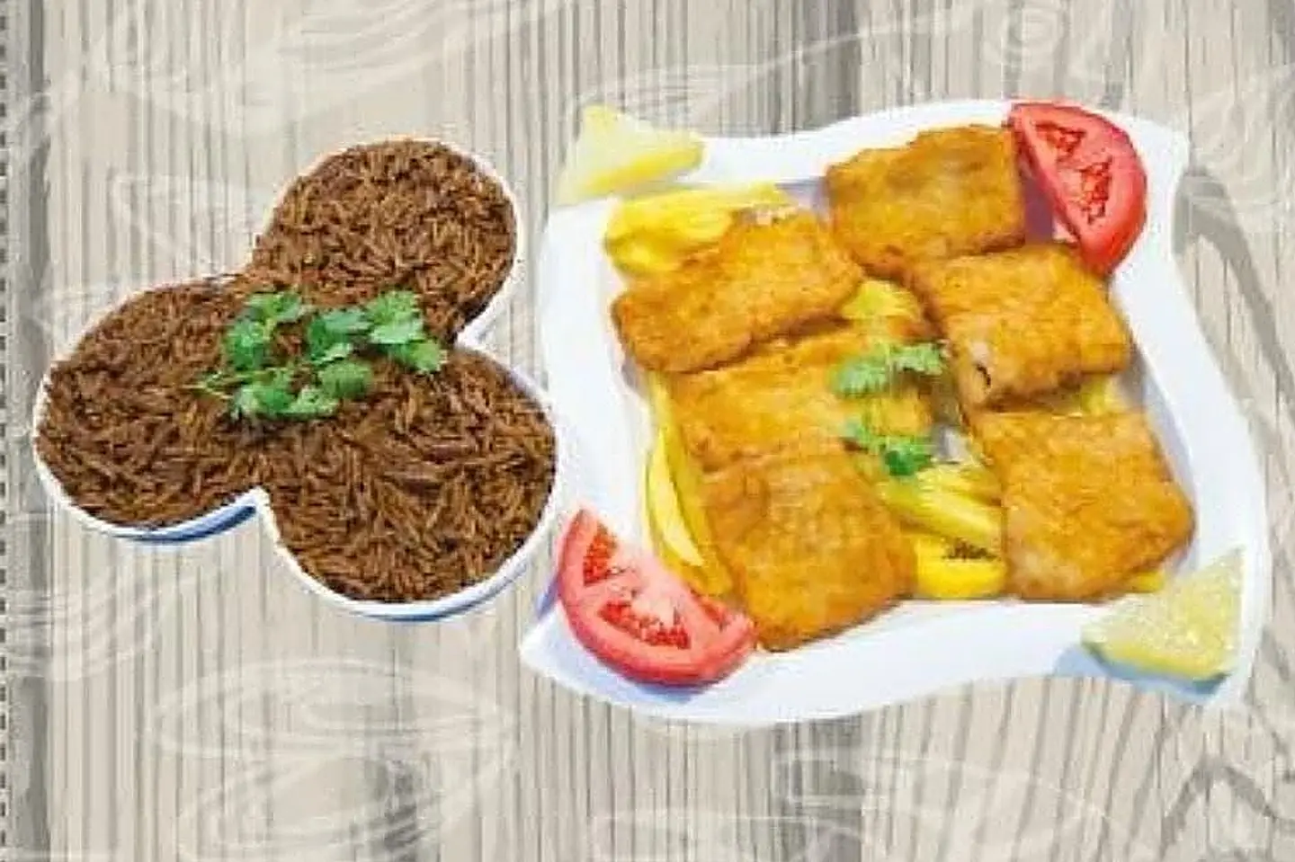 Fillet Meal With Rice - Grilled