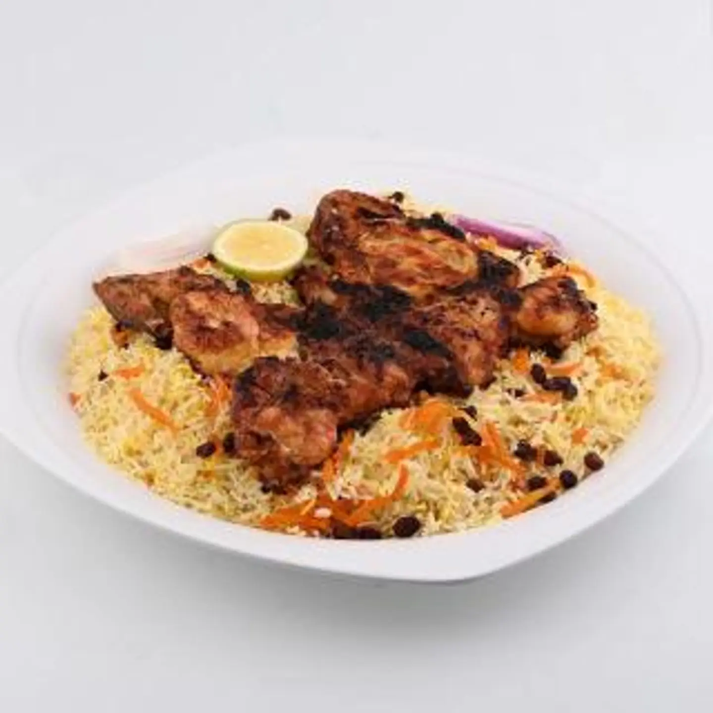 Charcoal  Chicken With Rice - Half A Chicken