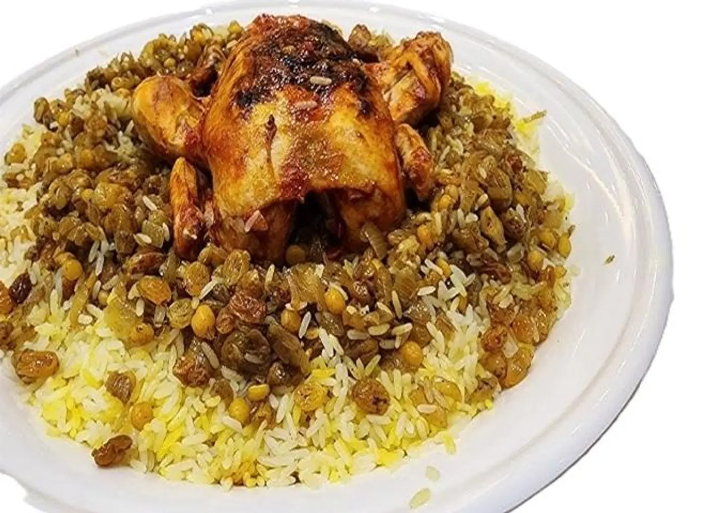 دجاج مبسوس كويتي - نص حبة دجاج