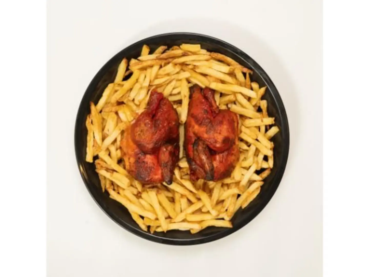 Whole Grilled Chicken With Potatoes - Quarter