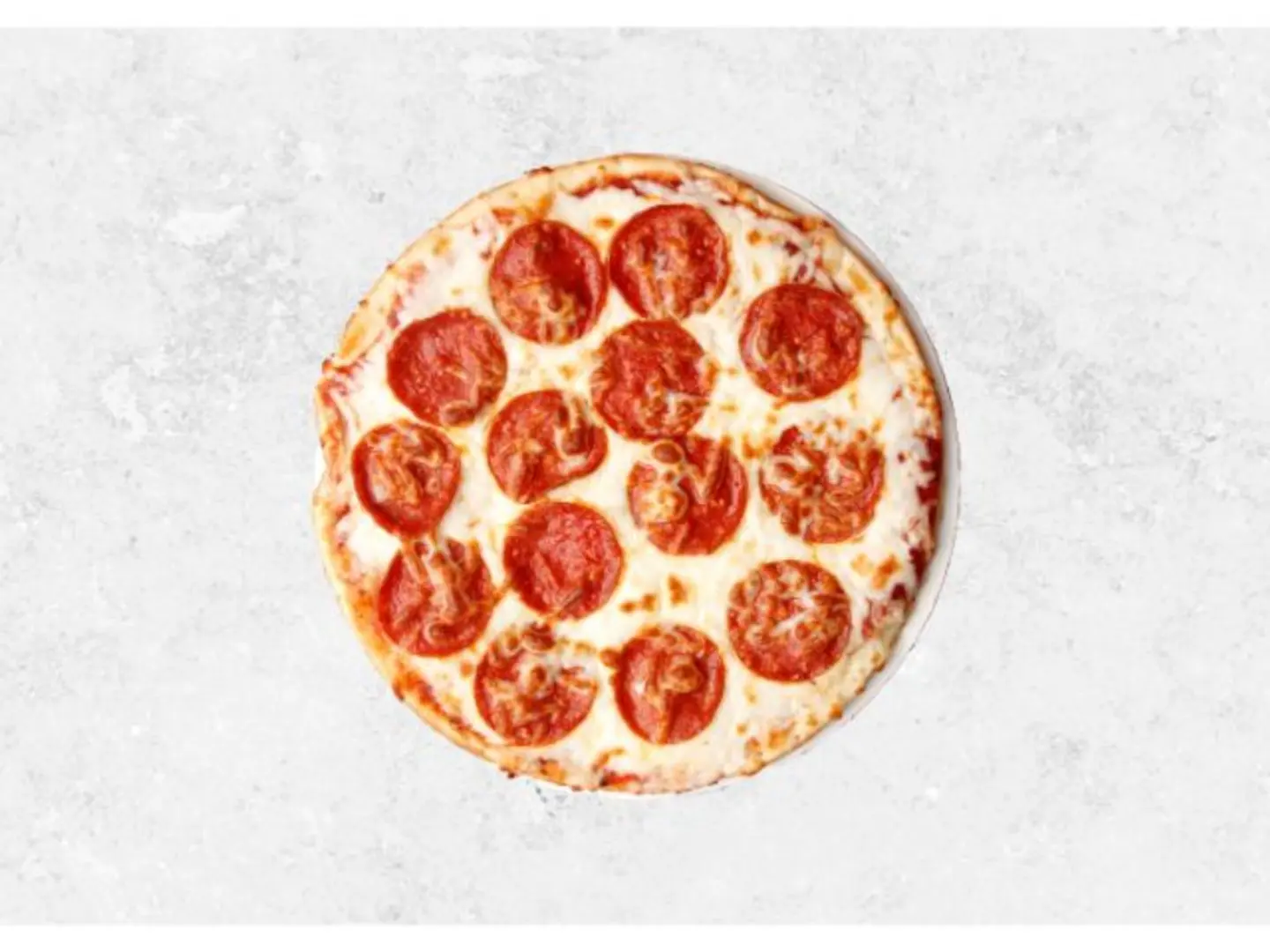 بيتزا بيبروني مع فطر - كبير