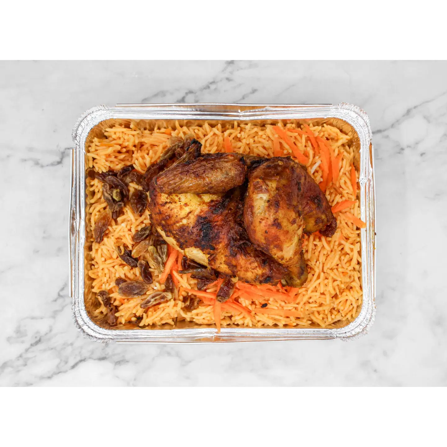 Grilled Chicken With Steamed Rice - Quarter Chicken