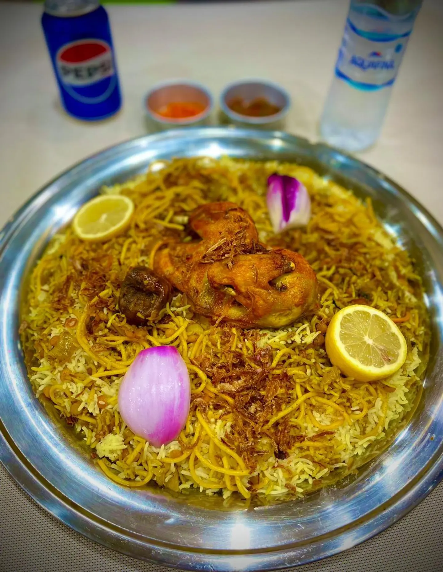 كبسة العزايم دجاج - نص دجاجة
