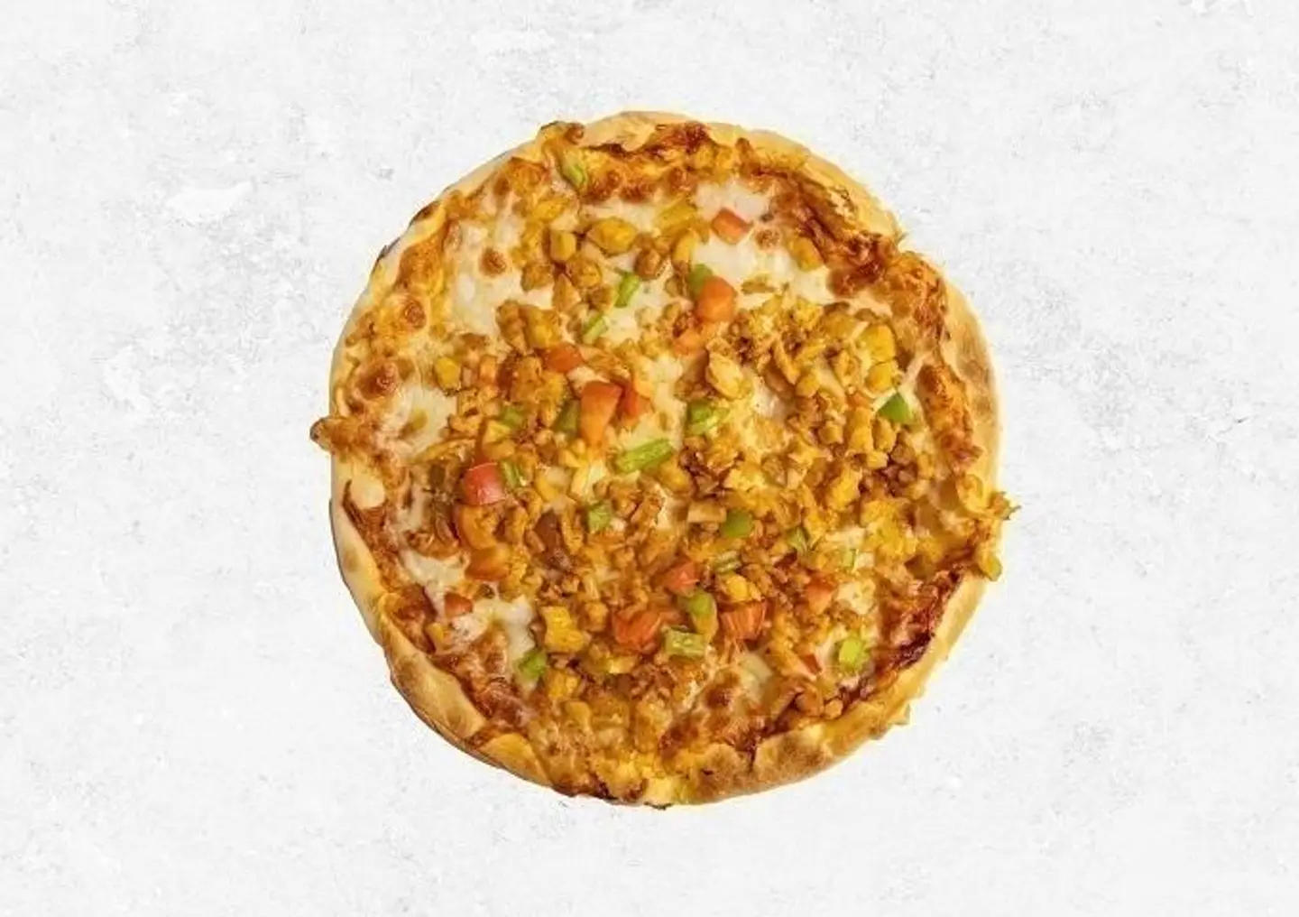 بيتزا دجاج - وسط
