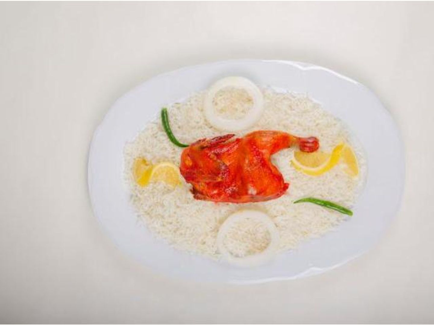 دجاج مندي مع رز مندي نص - صغير