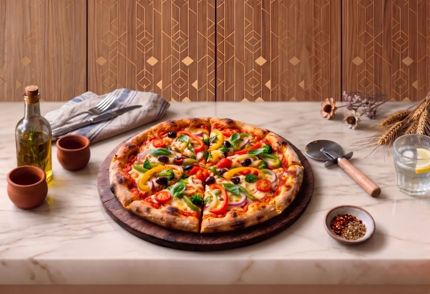 Vegetable Pizza - Small