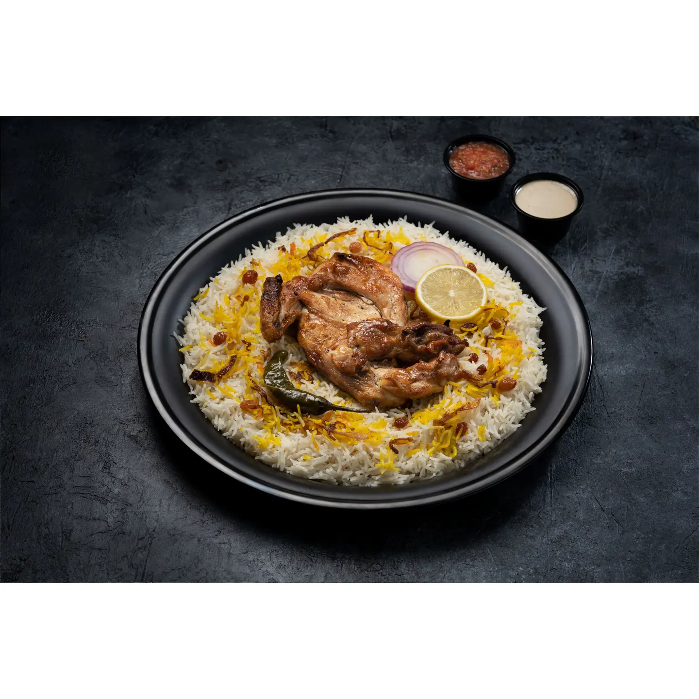 Chicken Madbi  With Shabi Rice - Whole Chicken
