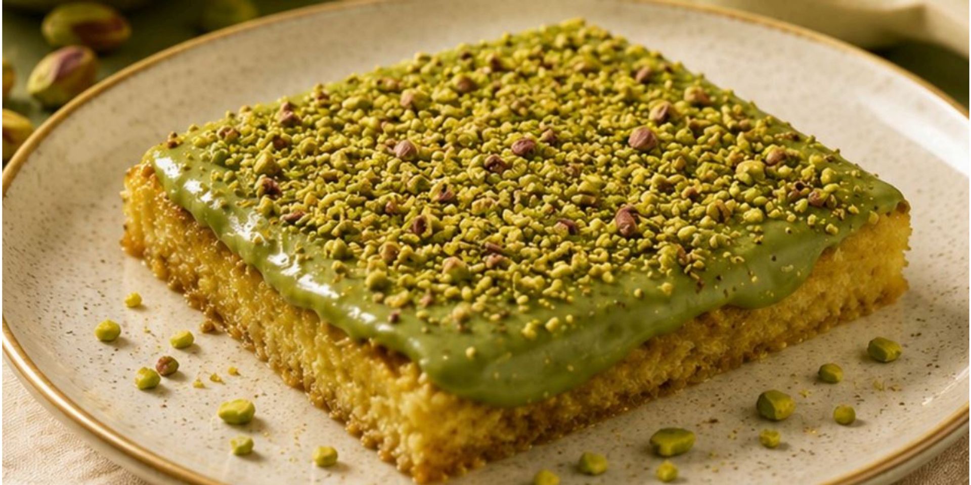 بسبوسة بيستاشيو - 250 جرام