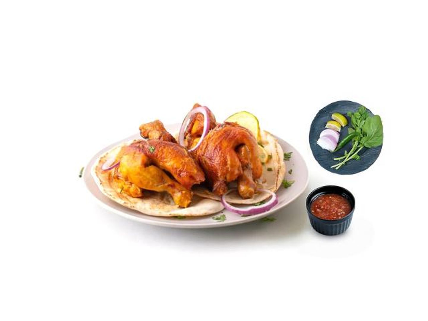 دجاج شواية سادة - نص حبة دجاج