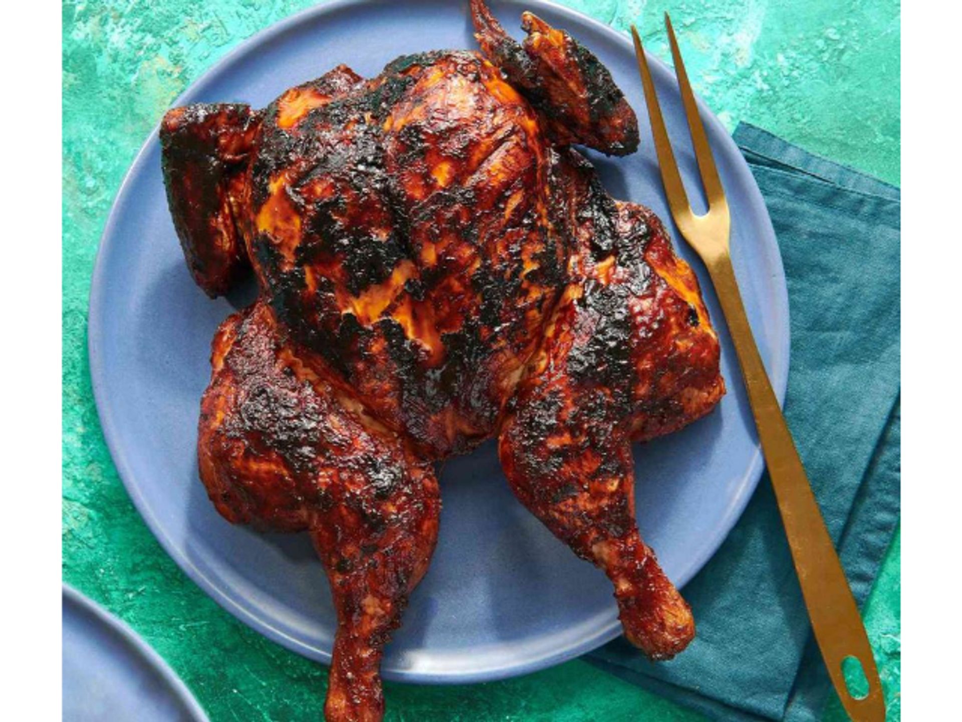 دجاج مشوي - نص حبة دجاج