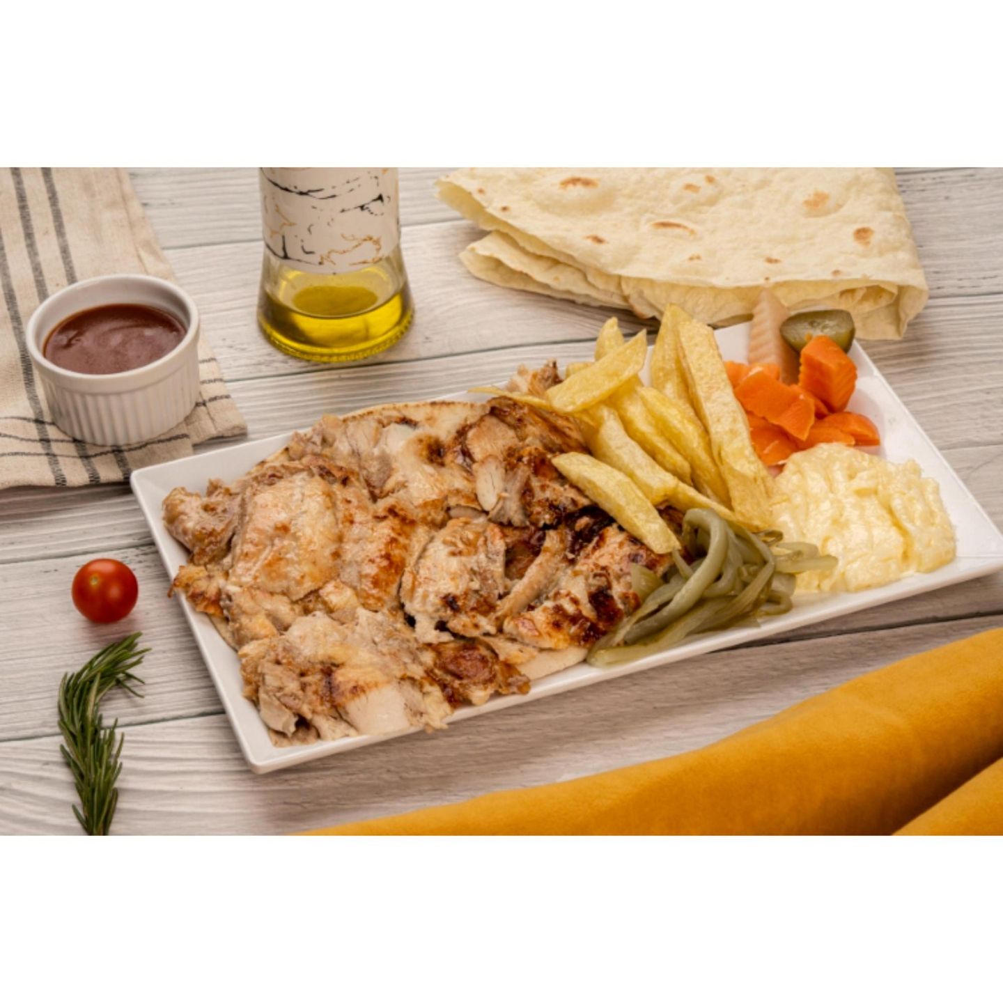 صحن شاورما - صغير
