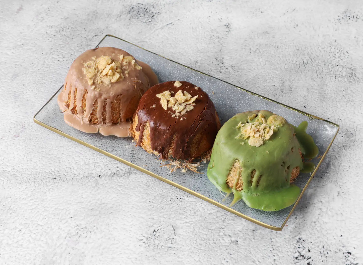 كنافة اكواب بالصوصات - 6حبات