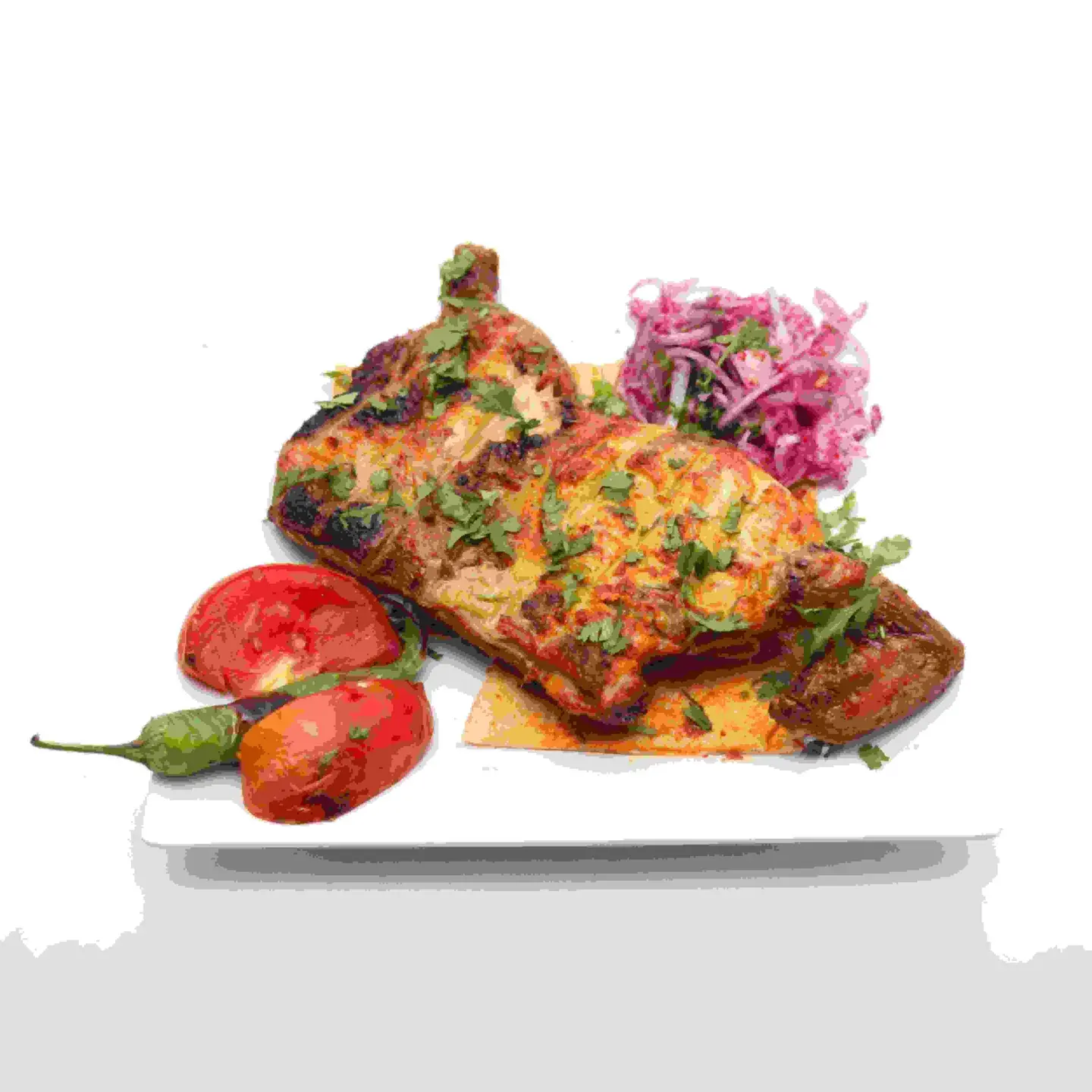 Half A Chicken On Charcoal - Plain