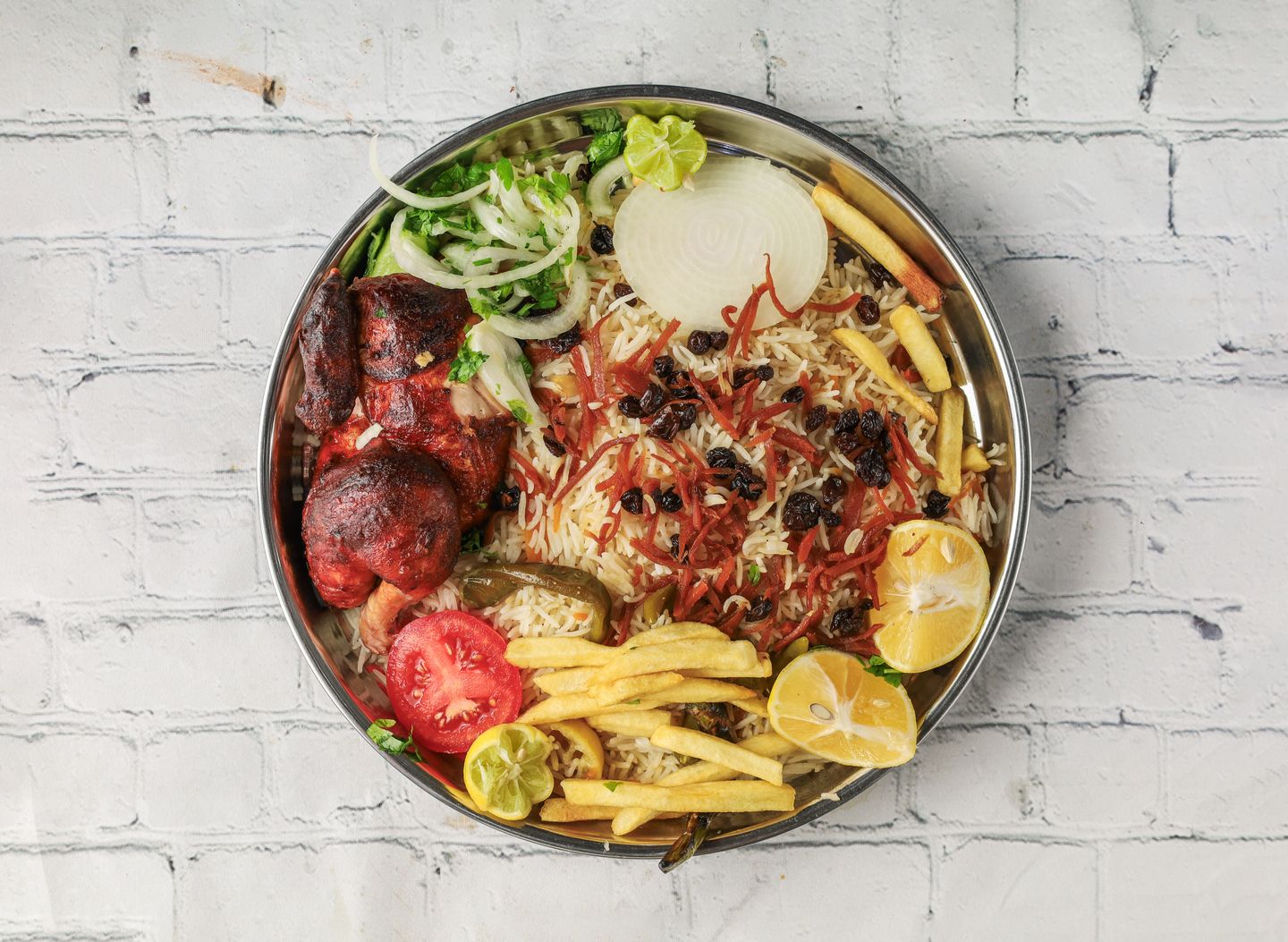 نص دجاج شواية - بدون رز