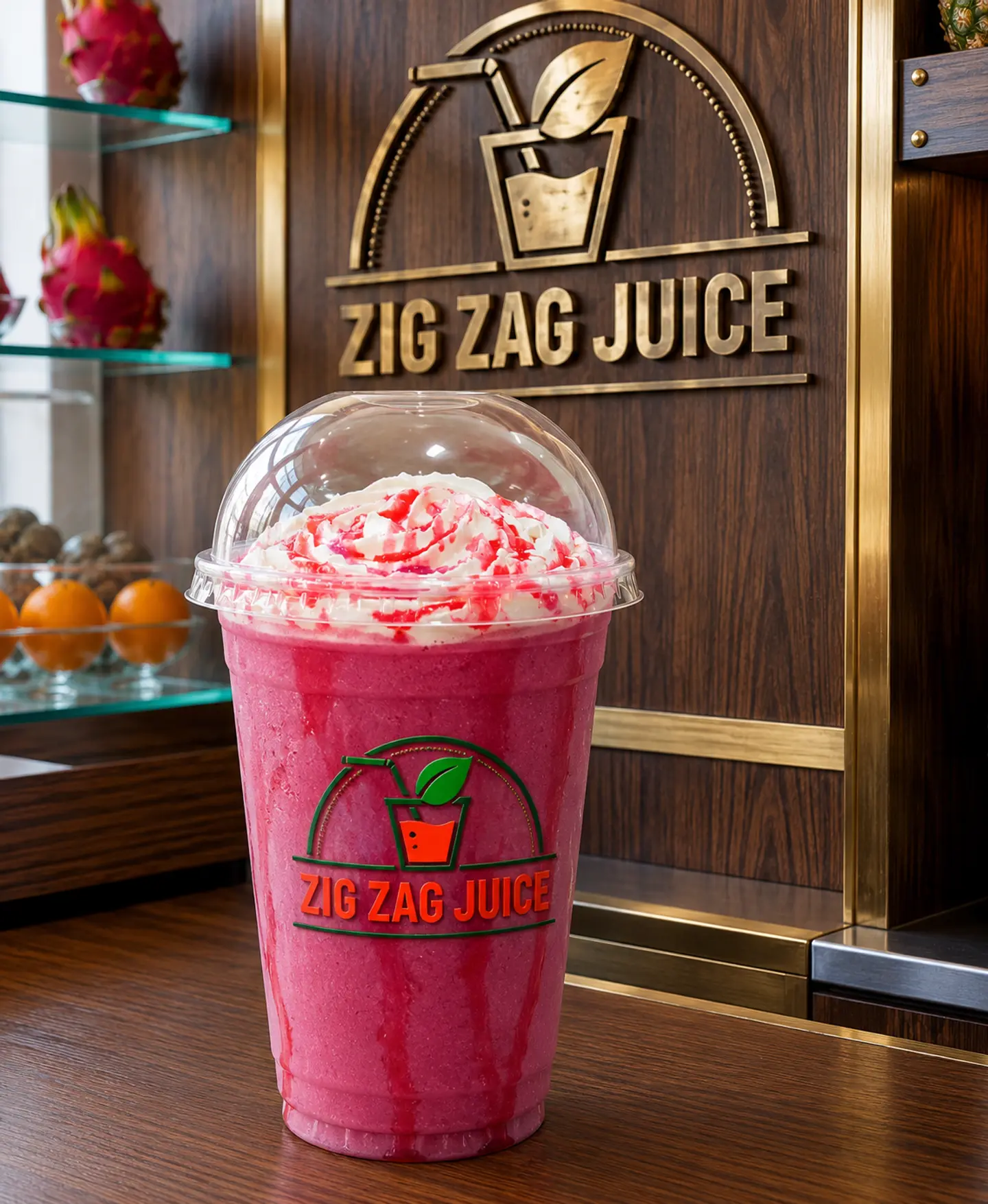 Strawberry Milkshake - Cup Medium
