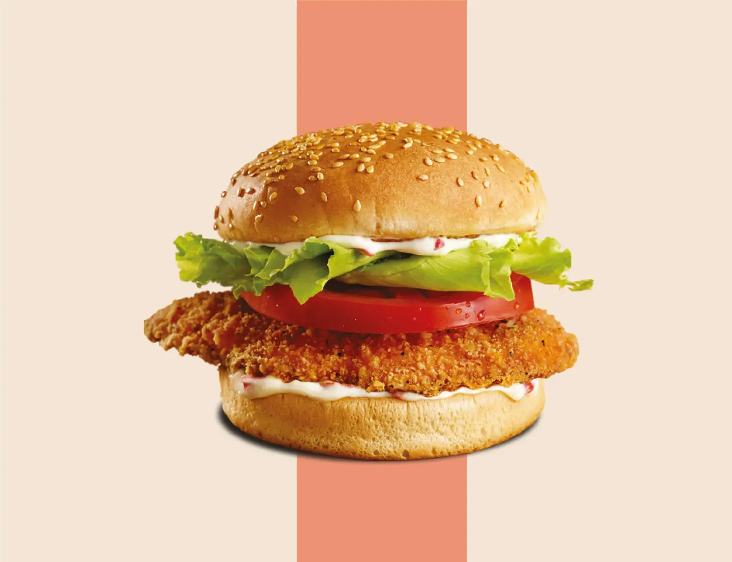 برجر دجاج زنجر - صغير