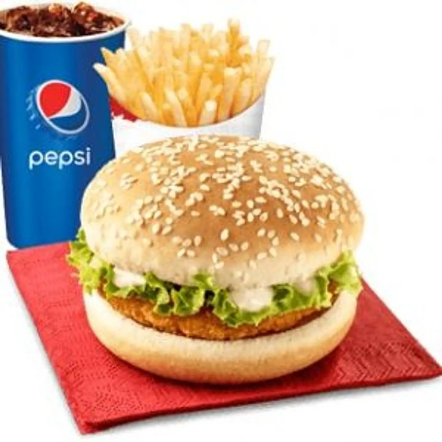 Chicken Burger Meal - Regular