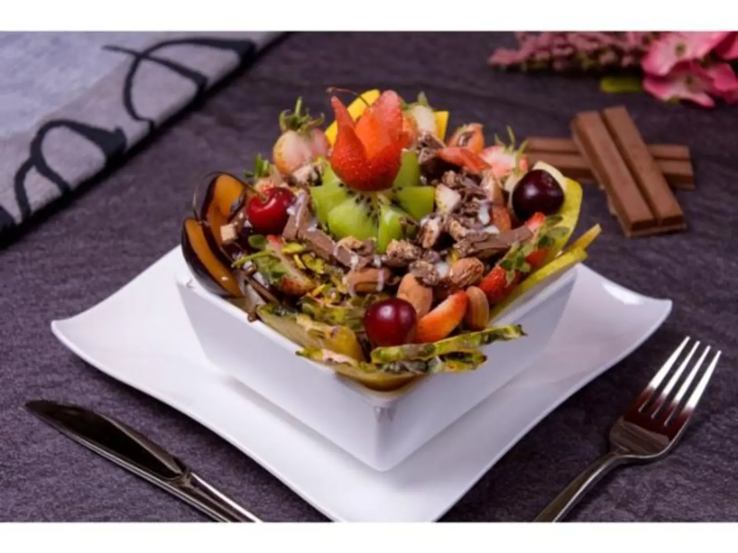 سلطة نوتيلا - كوب