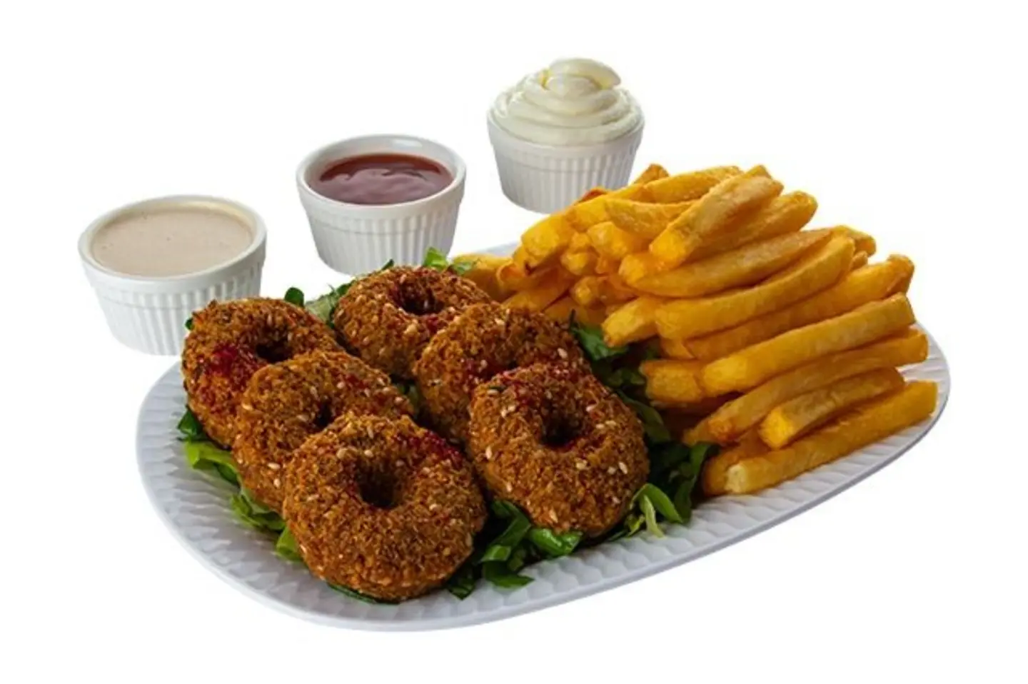 Falafel Plate With Potatoes - Small