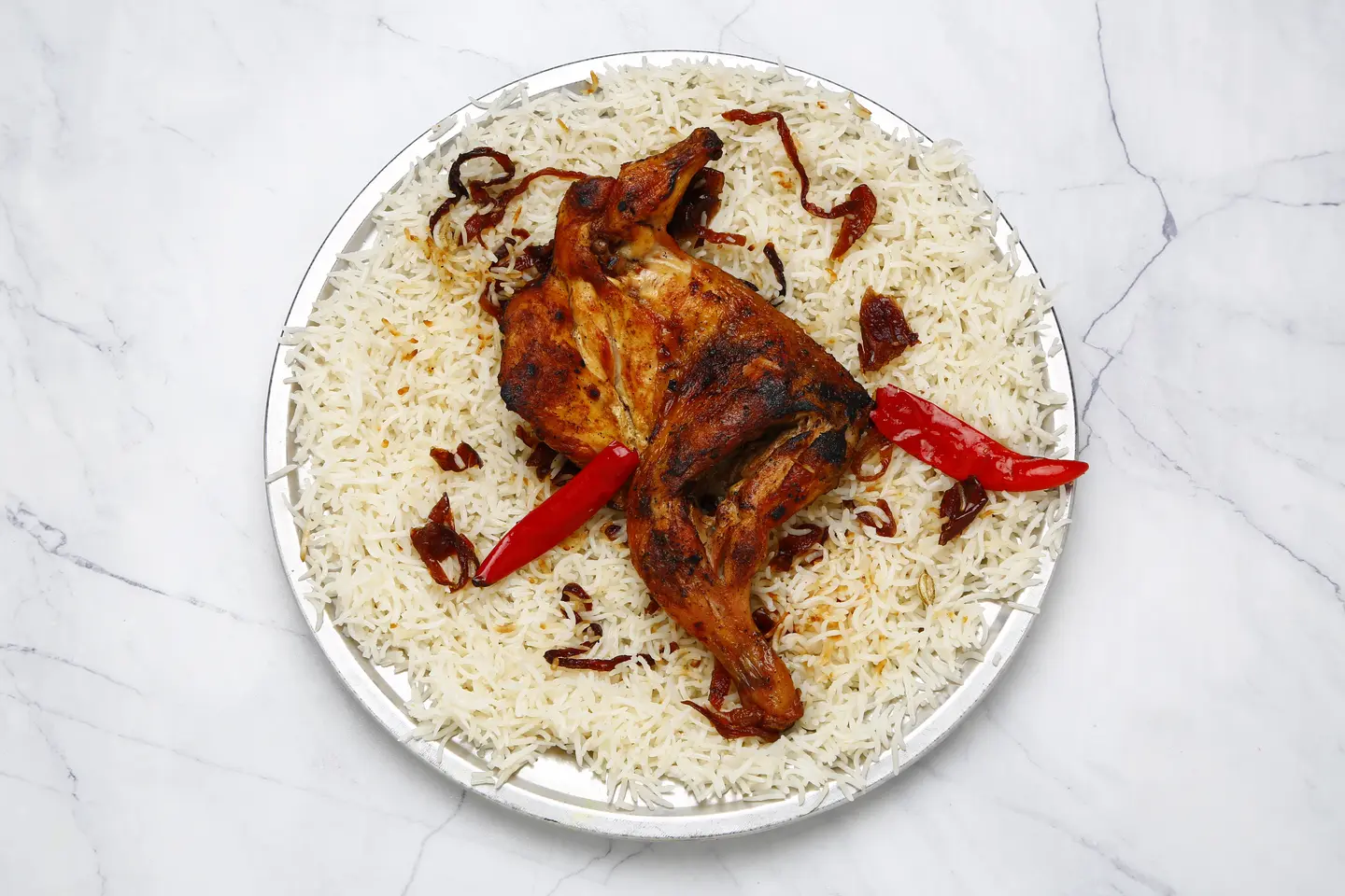 دجاج مظبي - نص حبة دجاج