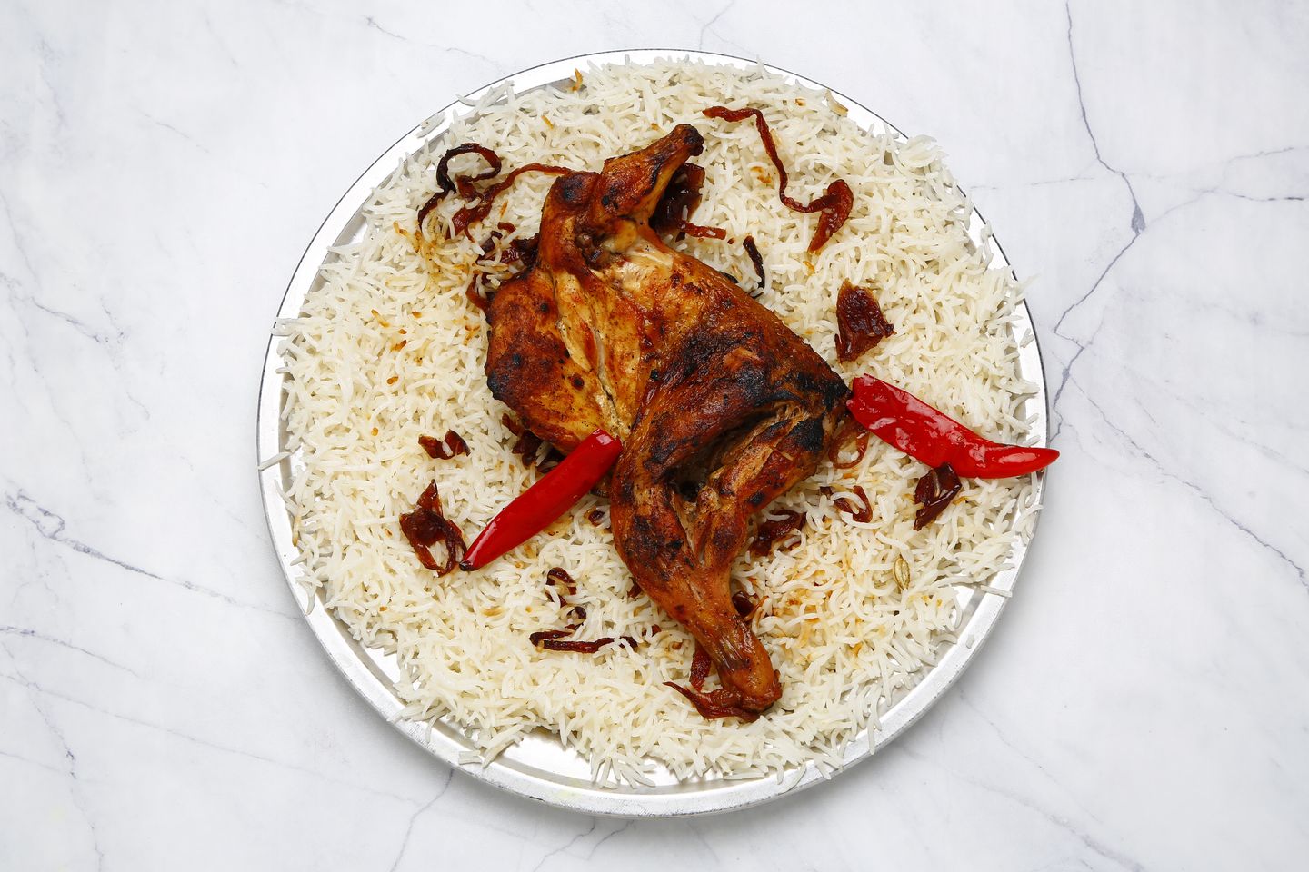 دجاج مظبي - نص حبة دجاج