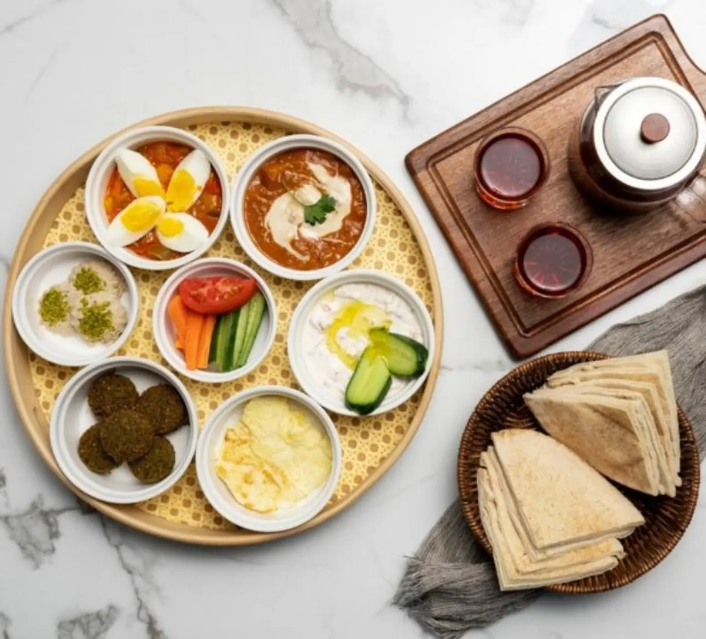 صحن فطور مشكل - صغير