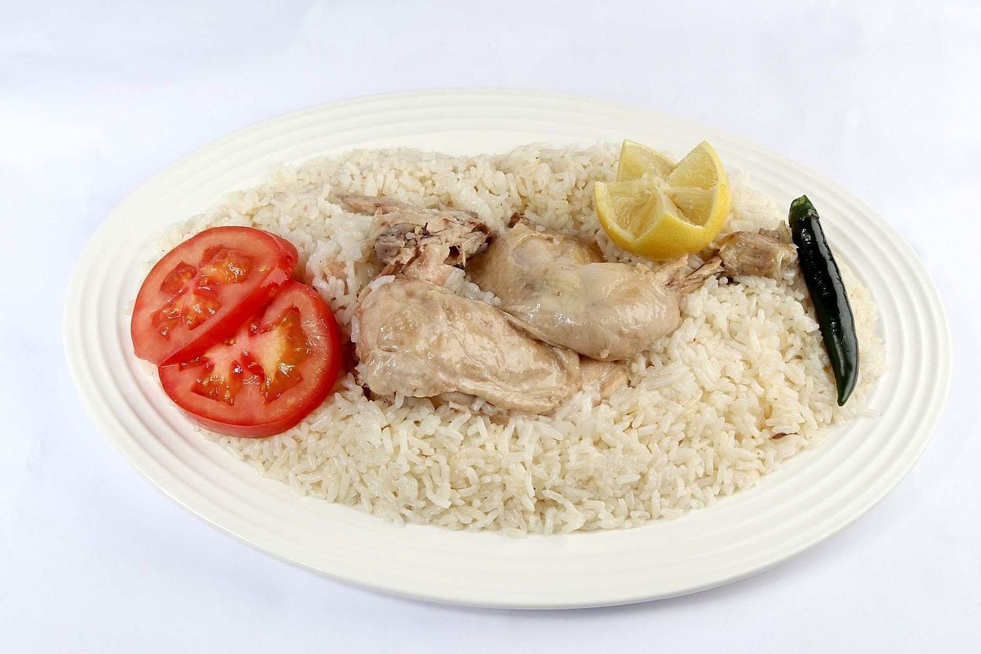 نص حبه دجاج مضغوط - رز بسمتي احمر