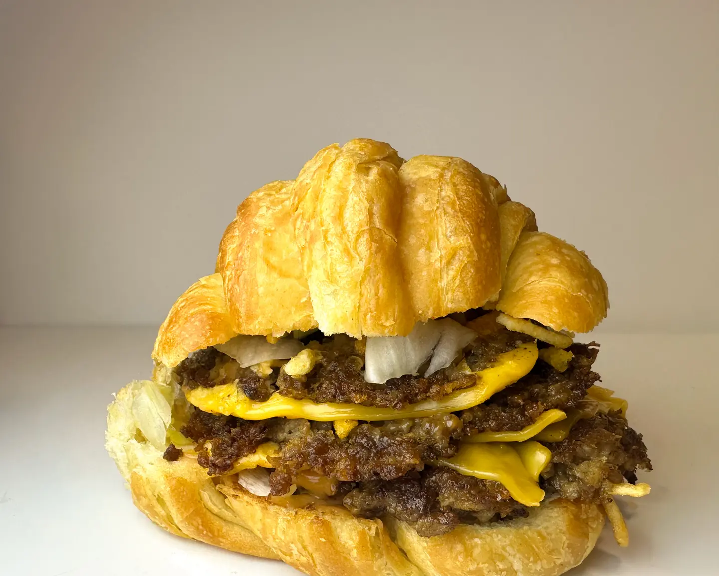 Triple Croissant - Burger