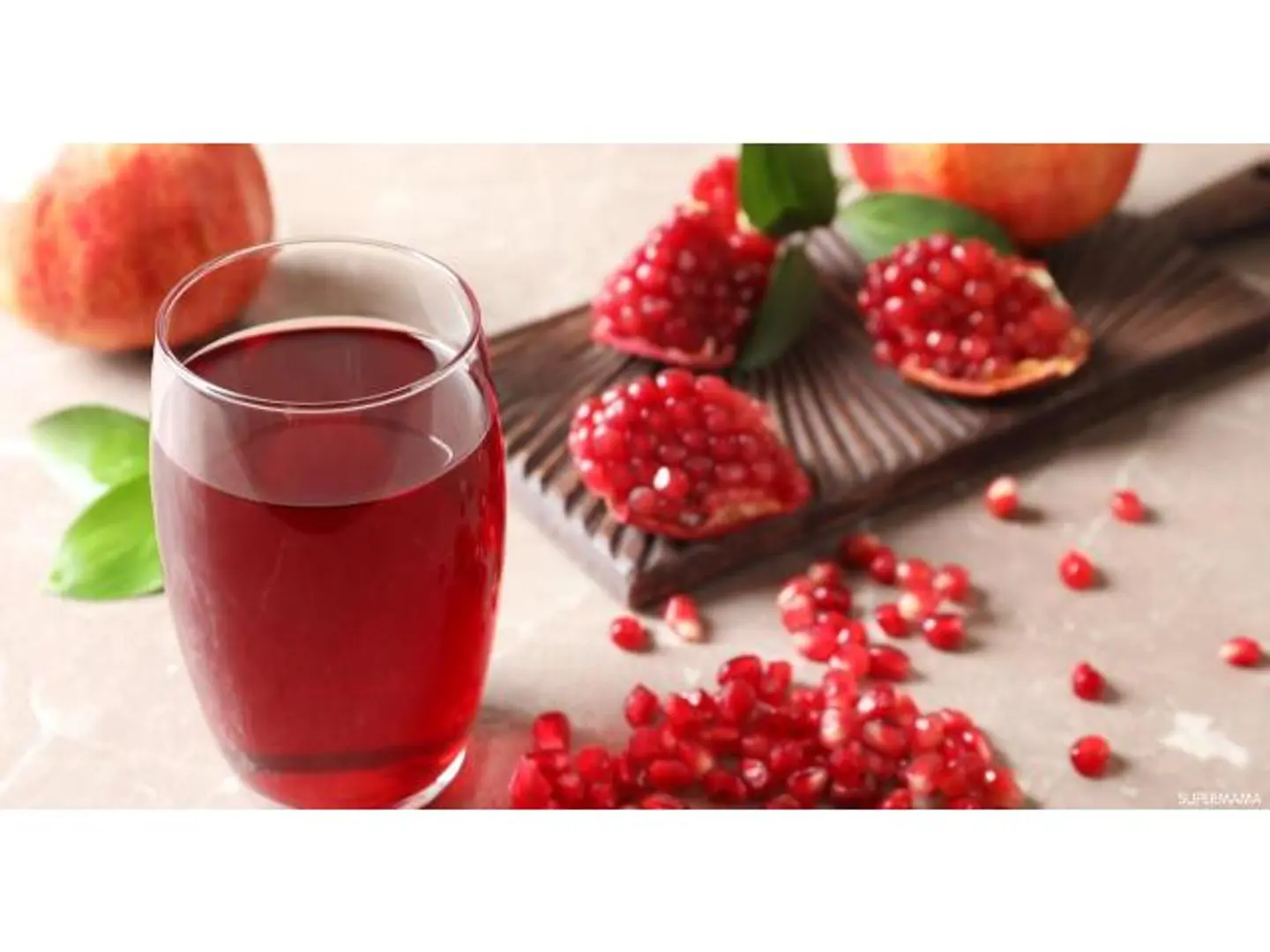 برتقال رمان - كوب وسط