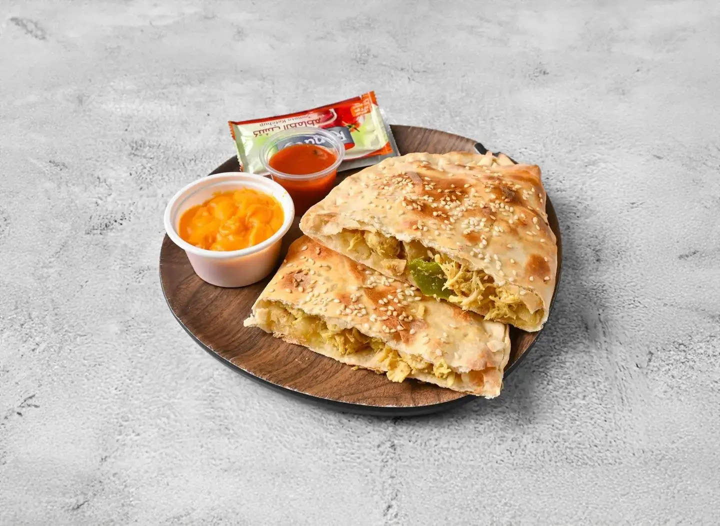 فطيرة دجاج حار - وسط