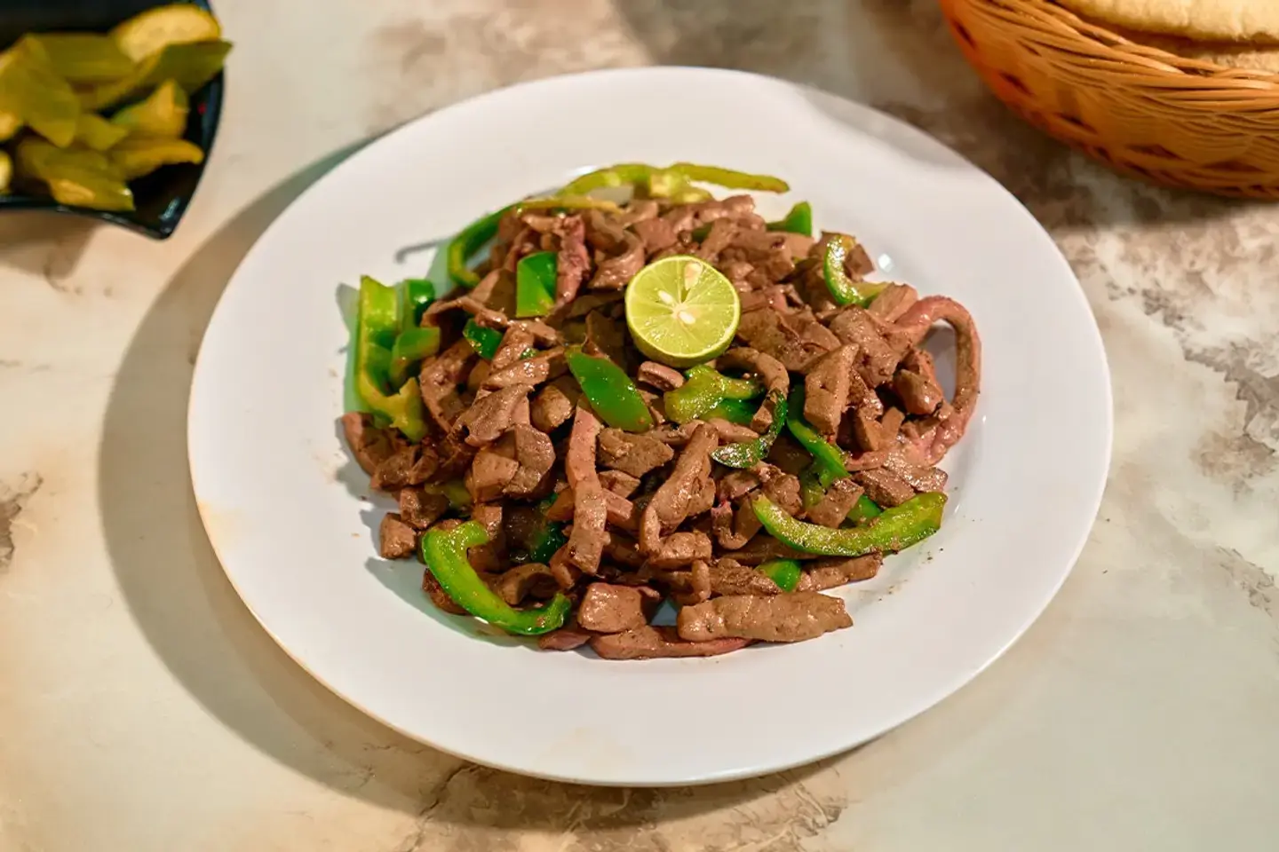 طبق كبدة - صغير