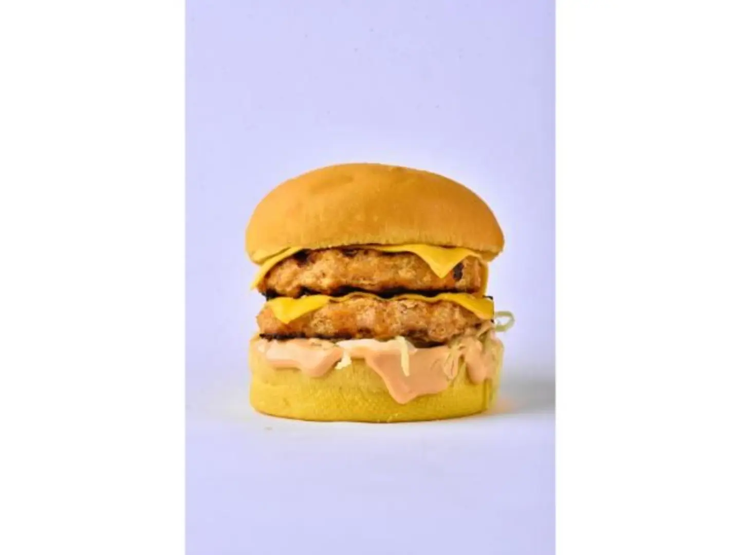 Double Chicken Burger - Plain