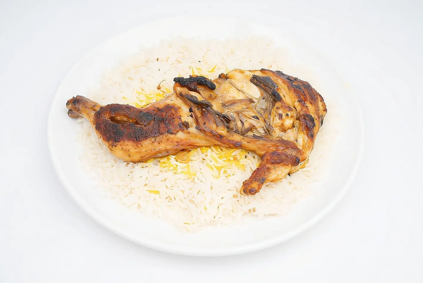 دجاج مظبي - نصف دجاجة
