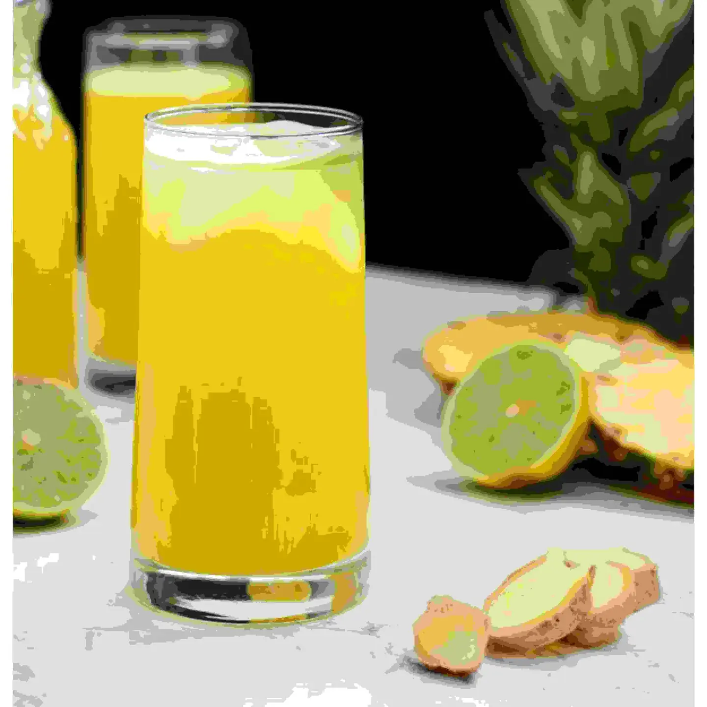 عصير ليمون زنجبيل - وسط