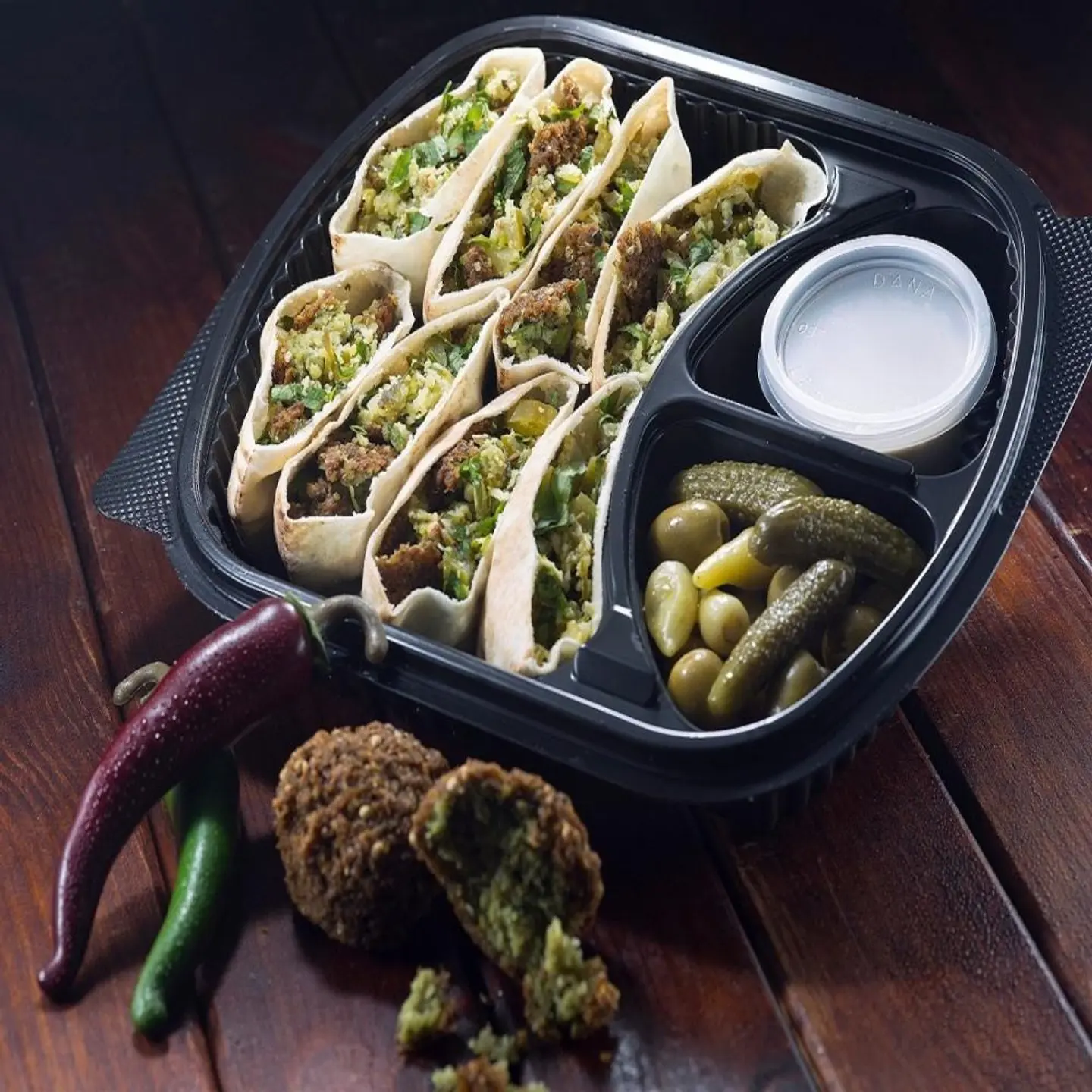 صحن عربي فلافل - صغير