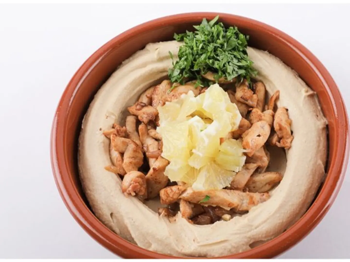 Chicken With Hummus - Seared