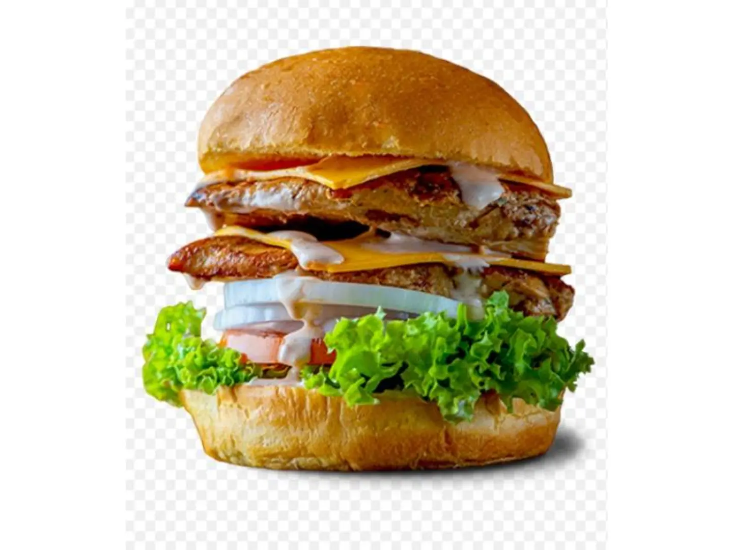 برجر دجاج دبل - صغير