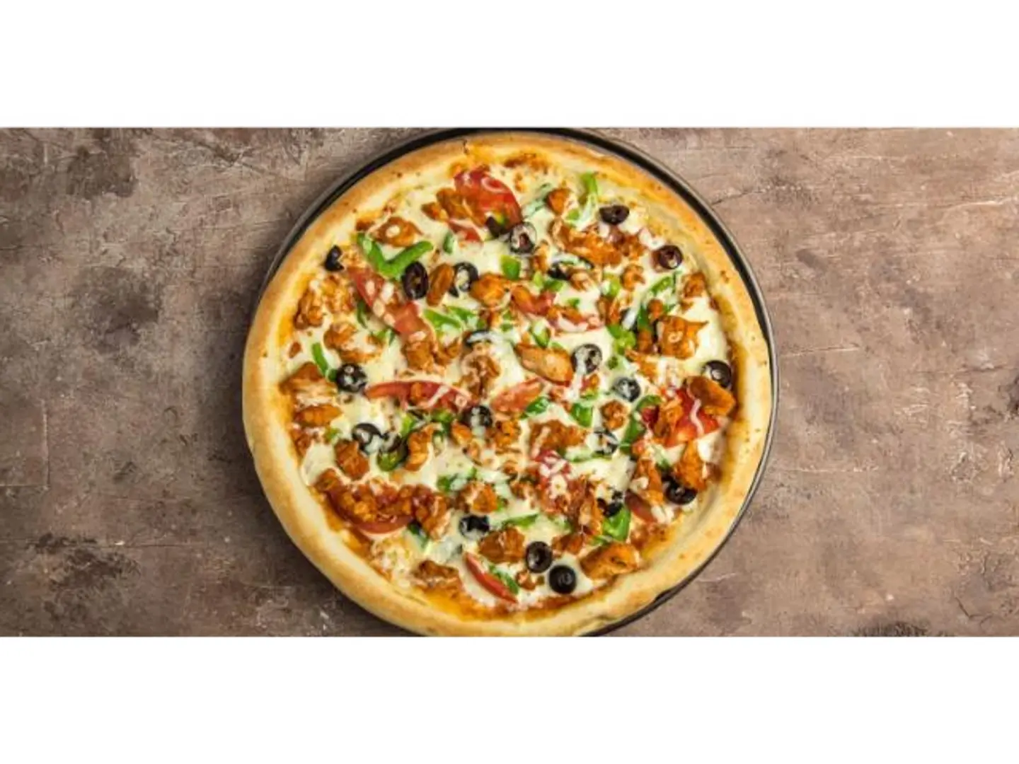Chicken With Vegetable Pizza - Small
