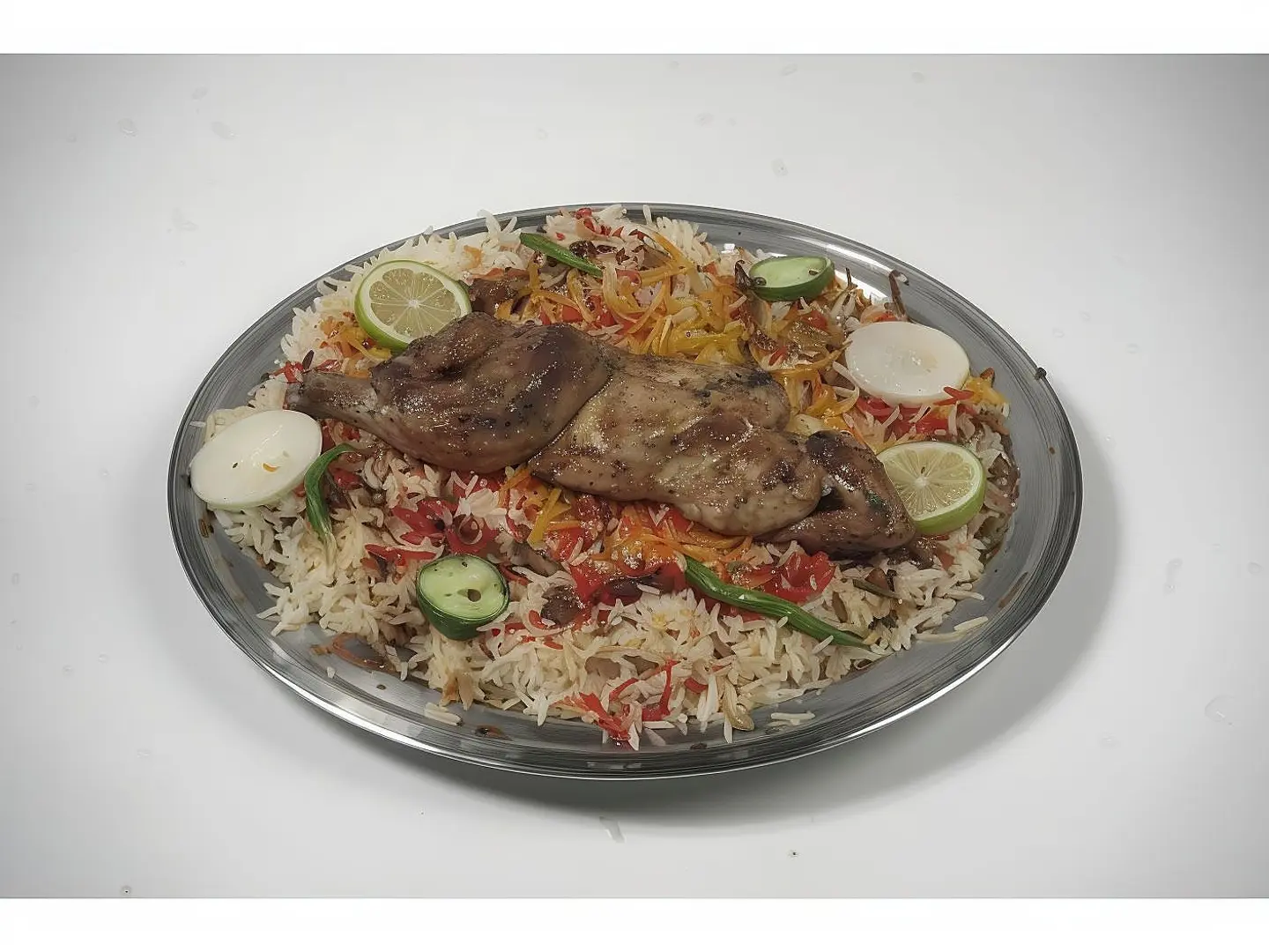 Madbi Chicken With Rice - Half A Chicken