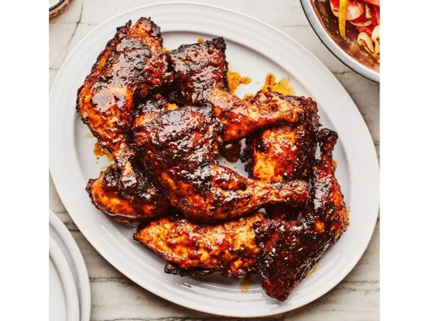 دجاج باربكيو - نصف