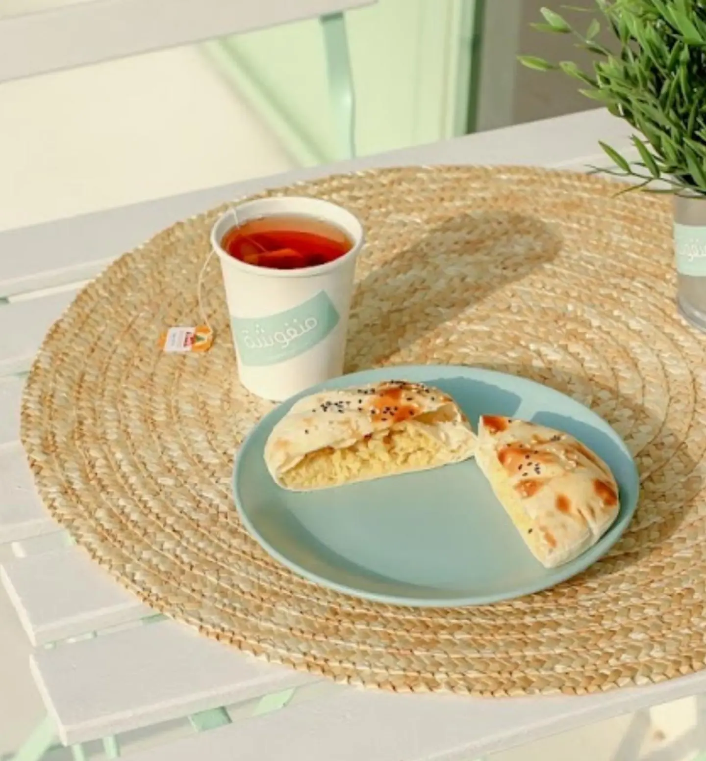 منفوشة حلوم - بدون جبن