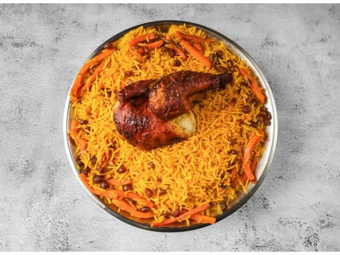 دجاج شواية - نص حبة دجاج