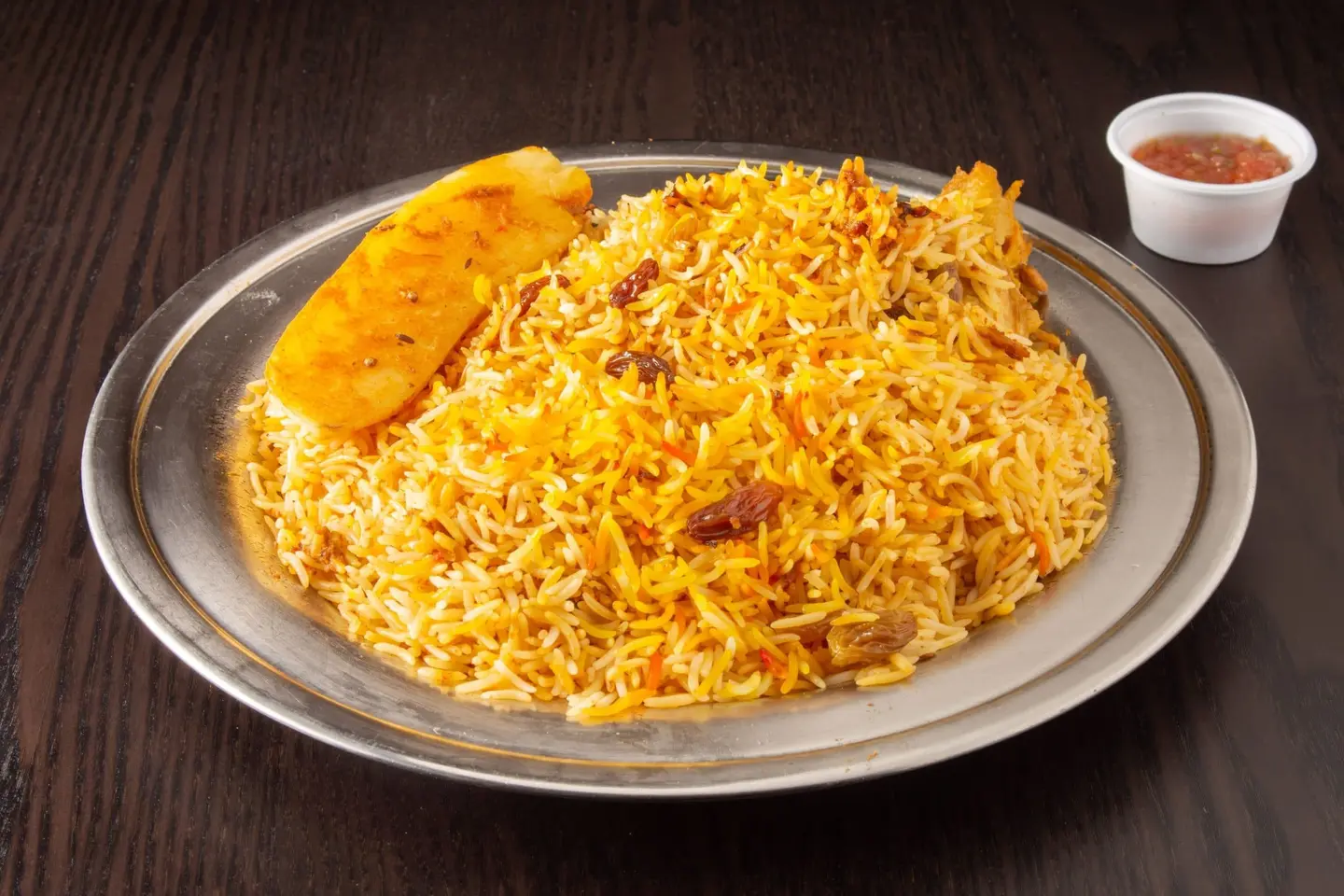 دجاج زربيان مع ارز مزة طويل - نص دجاجة