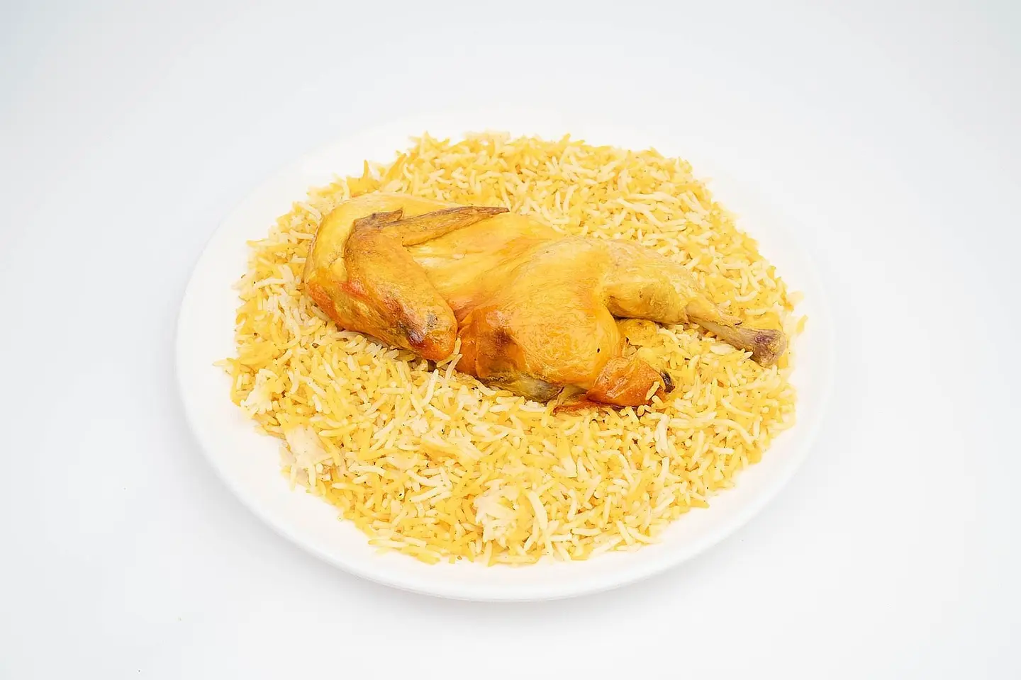 دجاج مندي - نصف دجاجة