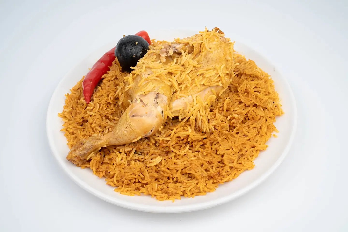 دجاج مضغوط - نصف دجاجة